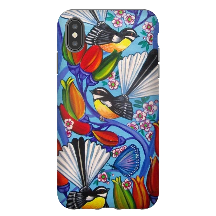 iPhone Xs Max StrongFit Fantails by Irina Velman