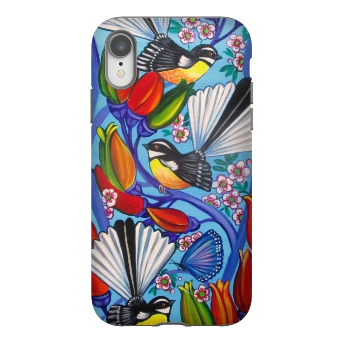 iPhone Xr StrongFit Fantails by Irina Velman