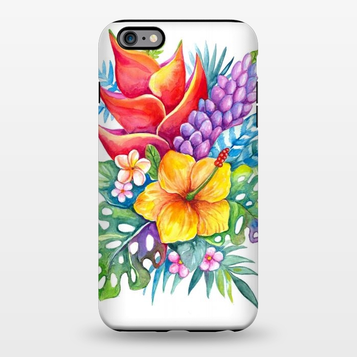 iPhone 6/6s plus StrongFit Tropical Flowers by Irina Velman