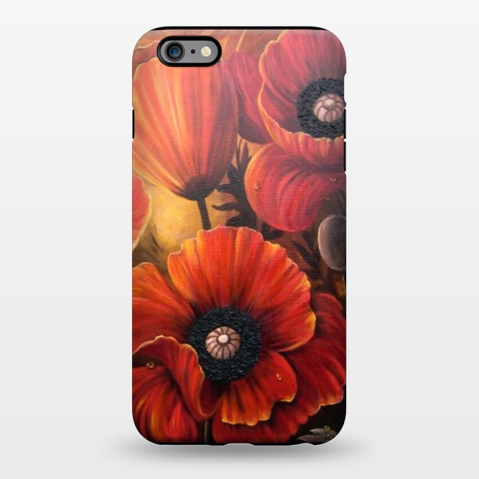 iPhone 6/6s plus StrongFit Red Poppy by Irina Velman