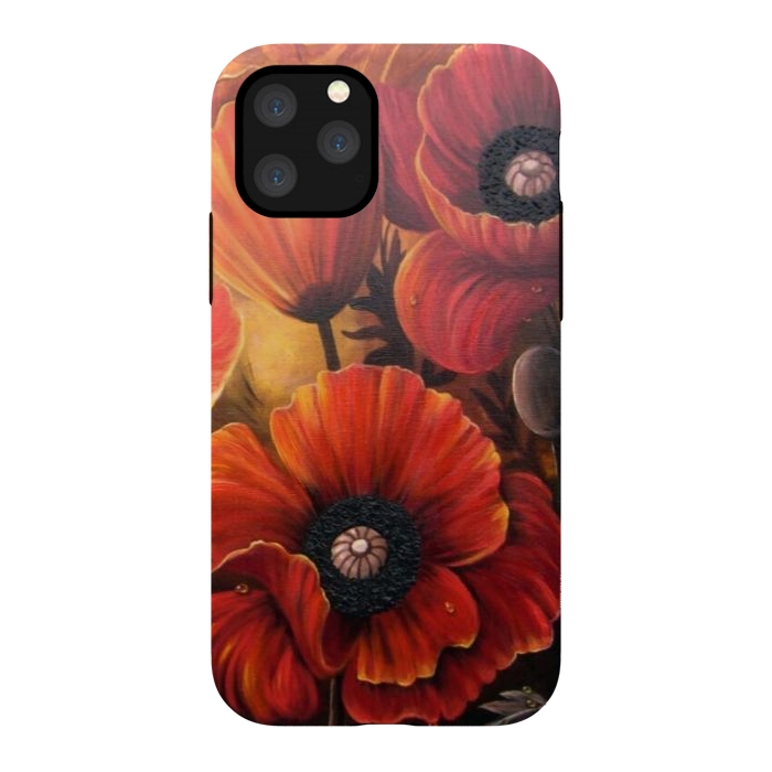 iPhone 11 Pro StrongFit Red Poppy by Irina Velman