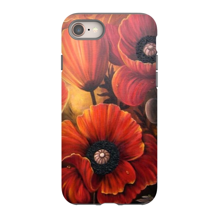 iPhone SE StrongFit Red Poppy by Irina Velman
