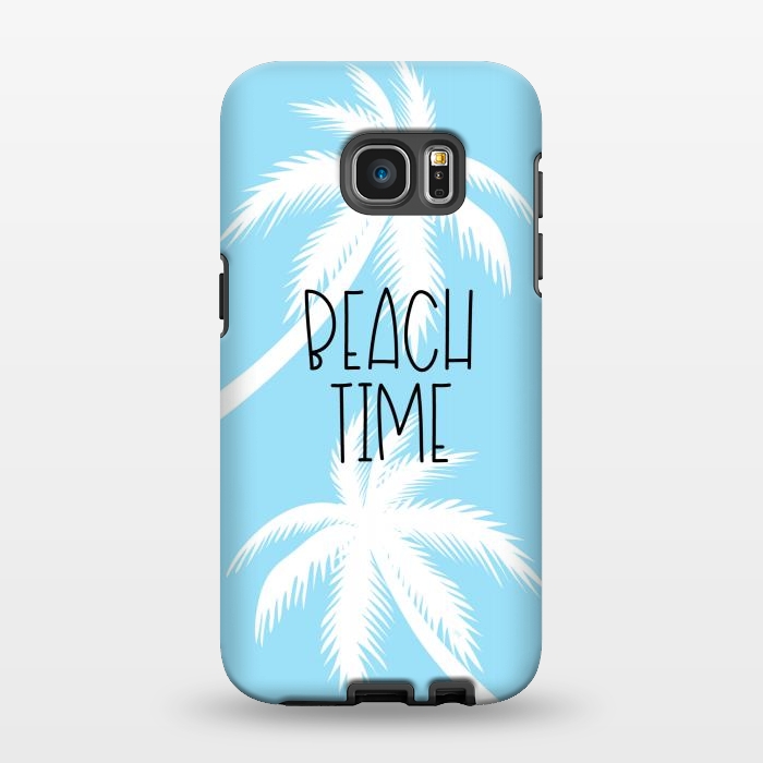 Galaxy S7 EDGE StrongFit Blue Beach Time by Martina