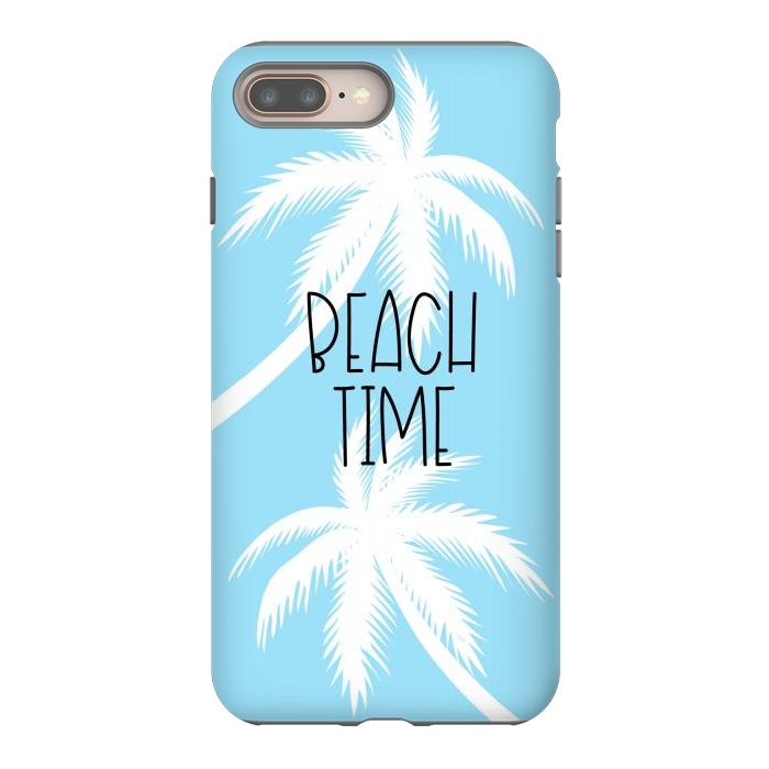 iPhone 8 plus StrongFit Blue Beach Time by Martina