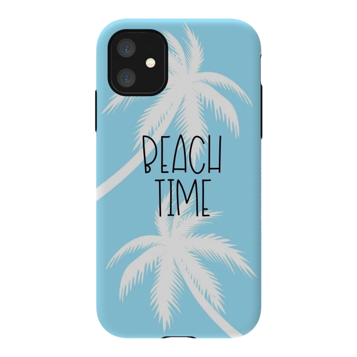 iPhone 11 StrongFit Blue Beach Time by Martina