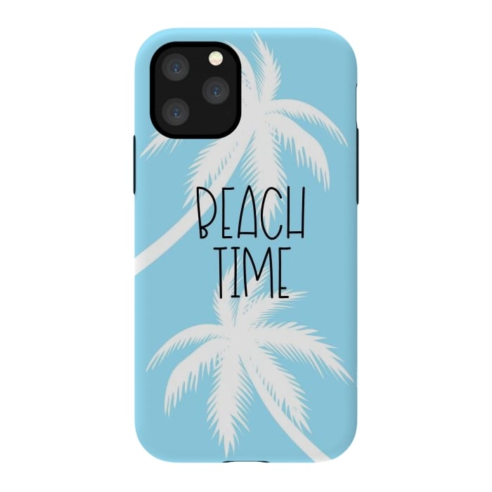 iPhone 11 Pro StrongFit Blue Beach Time by Martina