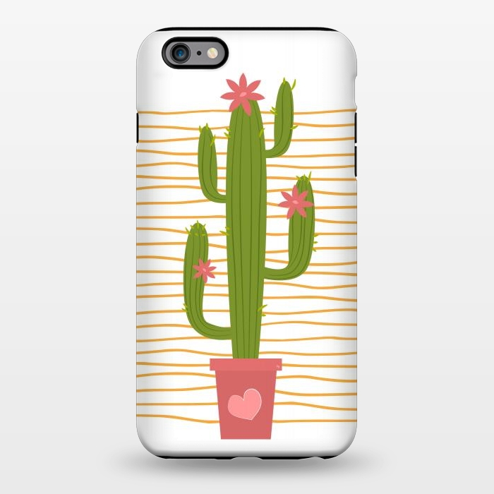 iPhone 6/6s plus StrongFit Happy Cactus by Martina