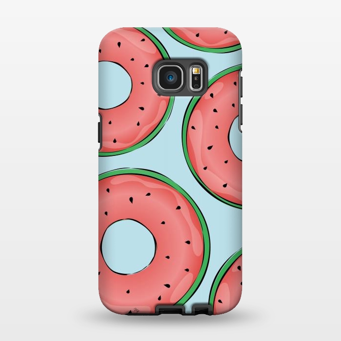 Galaxy S7 EDGE StrongFit Water melons by Martina
