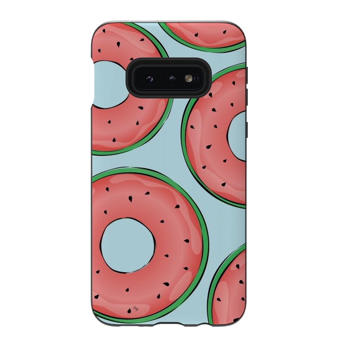 Galaxy S10e StrongFit Water melons by Martina