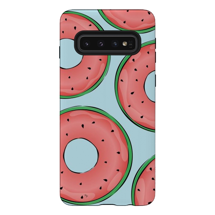 Galaxy S10 StrongFit Water melons by Martina