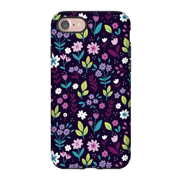 iPhone 7 StrongFit Purple Flowers I by ArtsCase