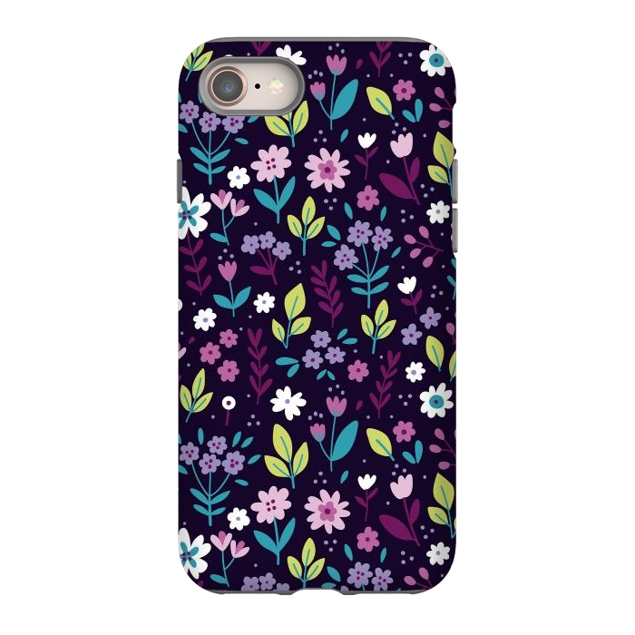 iPhone 8 StrongFit Purple Flowers I by ArtsCase
