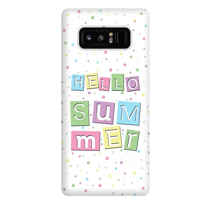 Galaxy Note 8 StrongFit Hello Summer by Martina