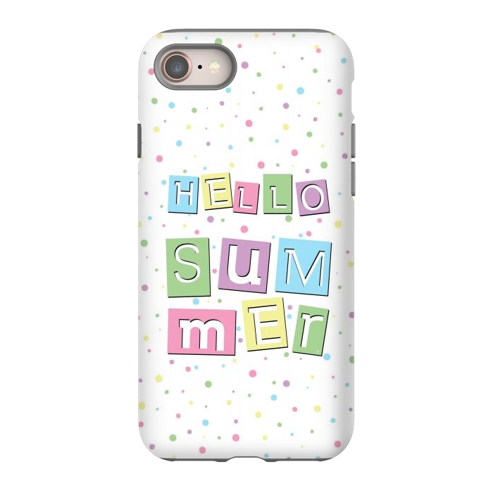 iPhone 8 StrongFit Hello Summer by Martina