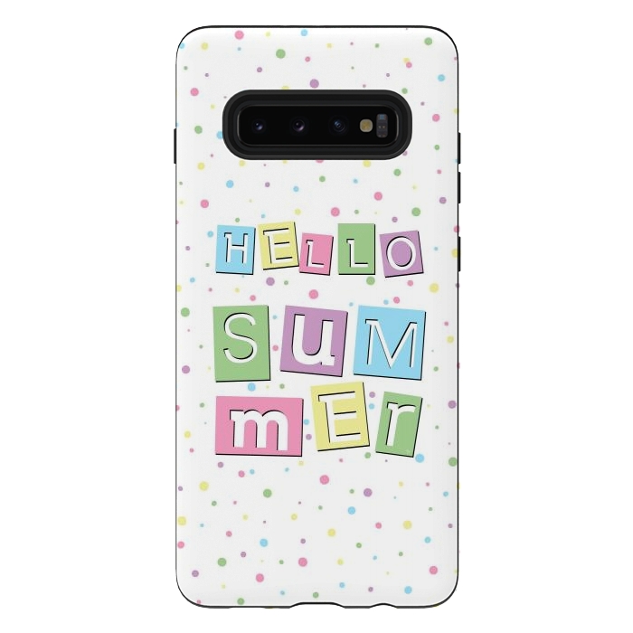 Galaxy S10 plus StrongFit Hello Summer by Martina