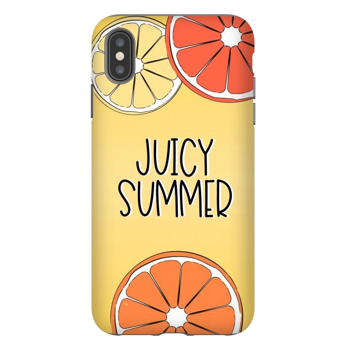iPhone Xs Max StrongFit Juicy Summer by Martina