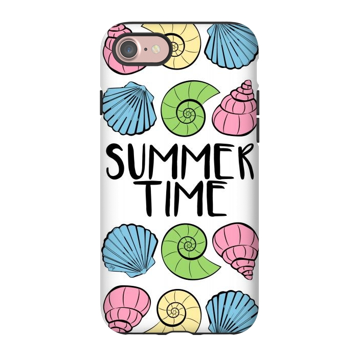 iPhone 7 StrongFit Summer Time Shells by Martina