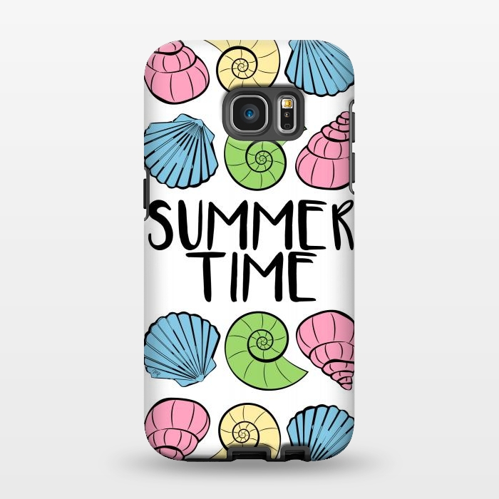 Galaxy S7 EDGE StrongFit Summer Time Shells by Martina