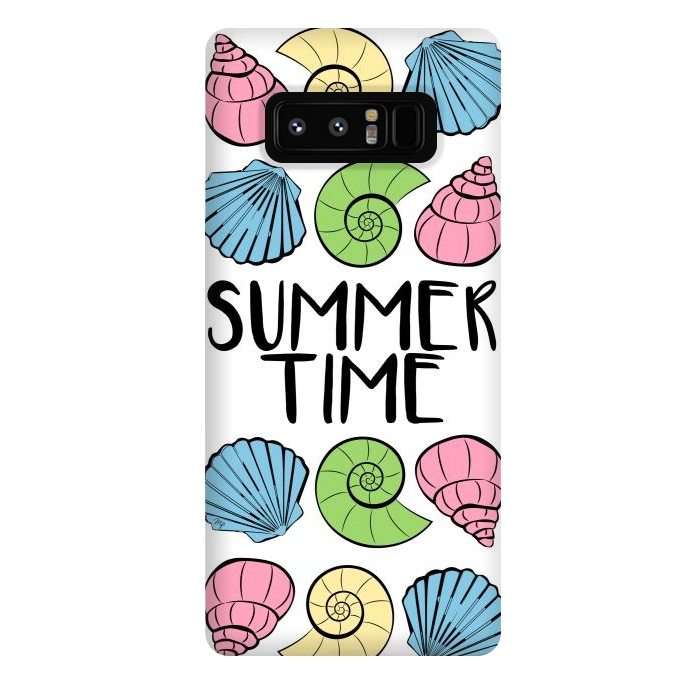 Galaxy Note 8 StrongFit Summer Time Shells by Martina