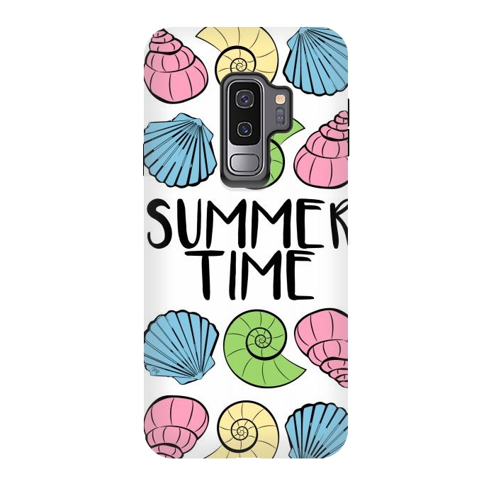 Galaxy S9 plus StrongFit Summer Time Shells by Martina