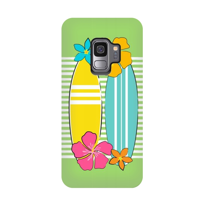 Galaxy S9 StrongFit Let's Surf by Martina