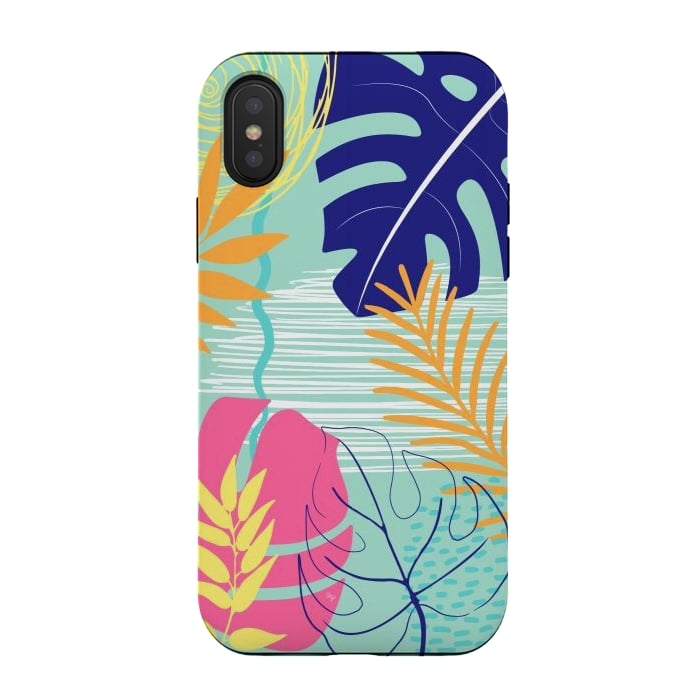 iPhone Xs / X StrongFit Tropical Mood by Martina
