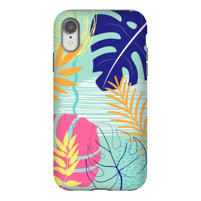 iPhone Xr StrongFit Tropical Mood by Martina