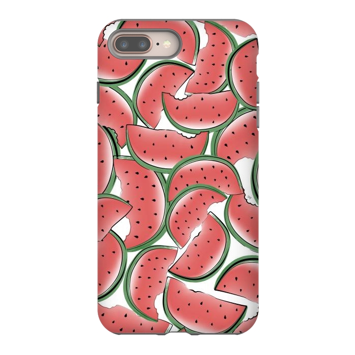 iPhone 7 plus StrongFit Water melon pattern by Martina