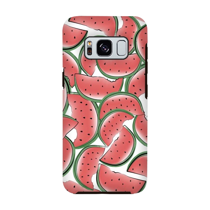 Galaxy S8 StrongFit Water melon pattern by Martina
