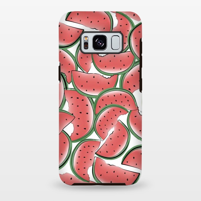 Galaxy S8 plus StrongFit Water melon pattern by Martina