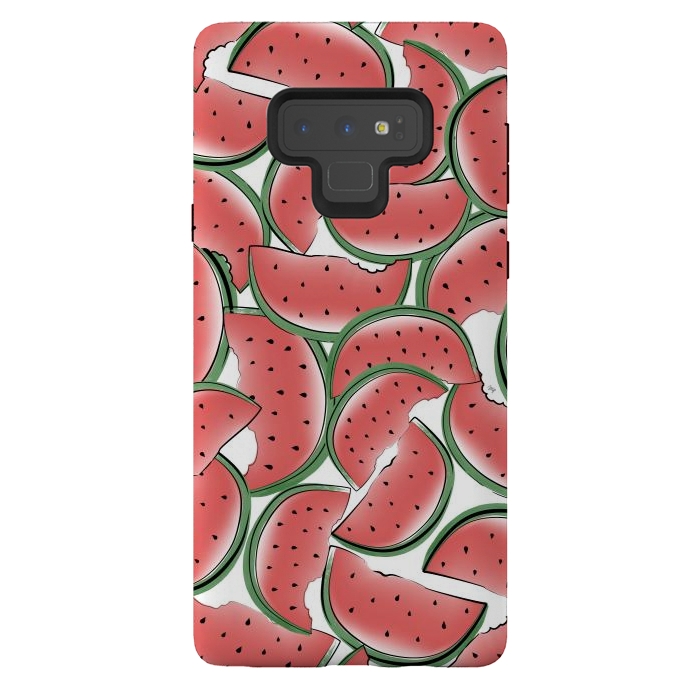 Galaxy Note 9 StrongFit Water melon pattern by Martina