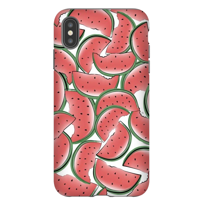 iPhone Xs Max StrongFit Water melon pattern by Martina