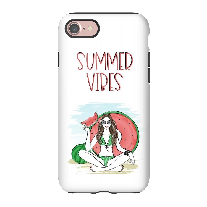iPhone 7 StrongFit Summer vibes girl by Martina