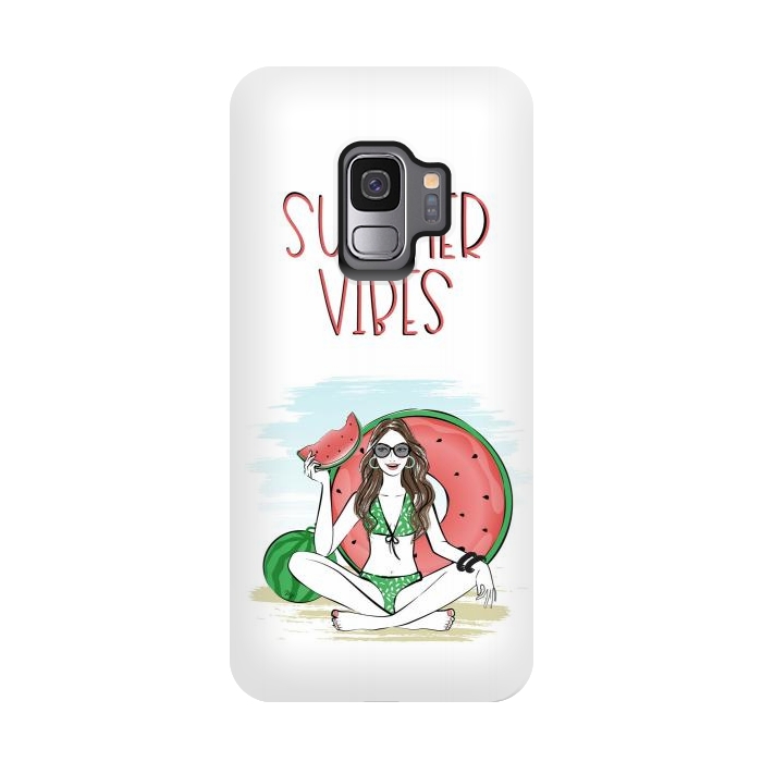 Galaxy S9 StrongFit Summer vibes girl by Martina