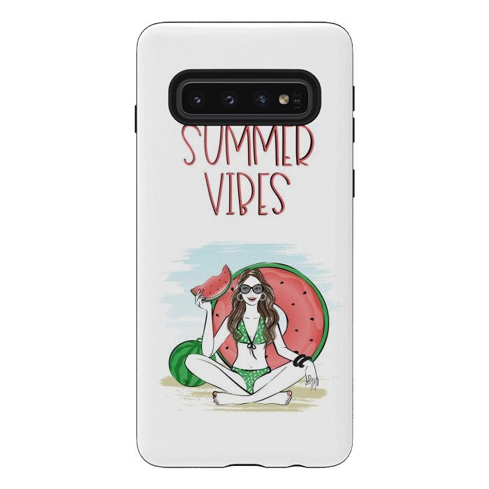 Galaxy S10 StrongFit Summer vibes girl by Martina