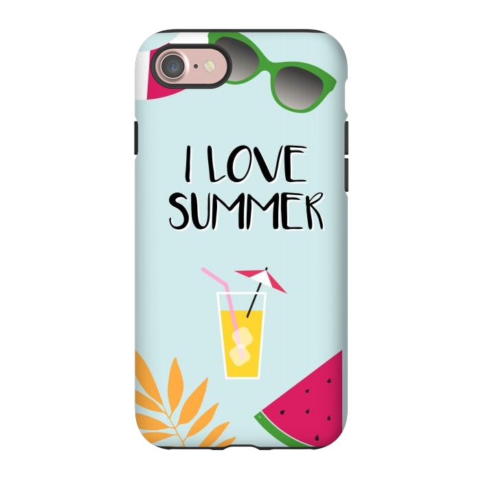 iPhone 7 StrongFit I love summer by Martina