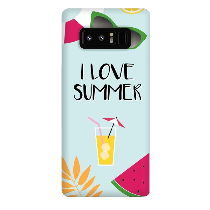 Galaxy Note 8 StrongFit I love summer by Martina