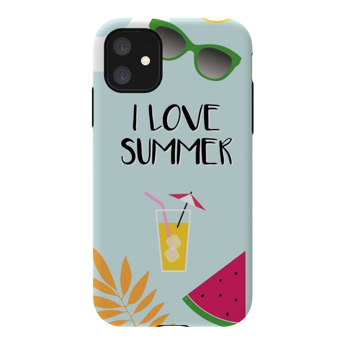 iPhone 11 StrongFit I love summer by Martina