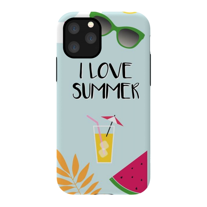iPhone 11 Pro StrongFit I love summer by Martina