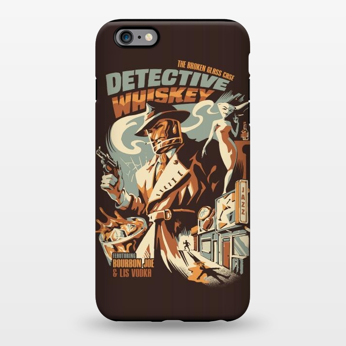 iPhone 6/6s plus StrongFit Detective Whiskey by Ilustrata
