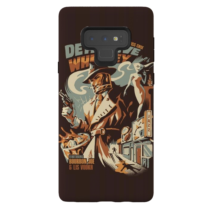 Galaxy Note 9 StrongFit Detective Whiskey by Ilustrata