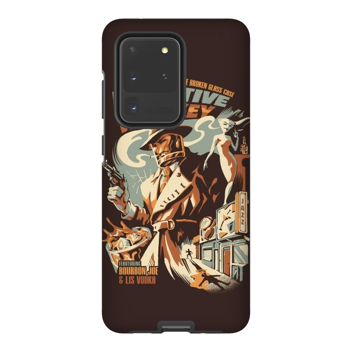 Galaxy S20 Ultra StrongFit Detective Whiskey by Ilustrata