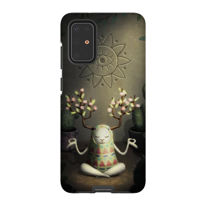 Galaxy S20 Plus StrongFit Cactus garden by Laura Nagel