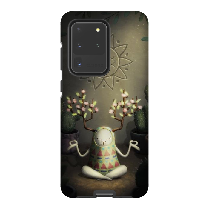 Galaxy S20 Ultra StrongFit Cactus garden by Laura Nagel
