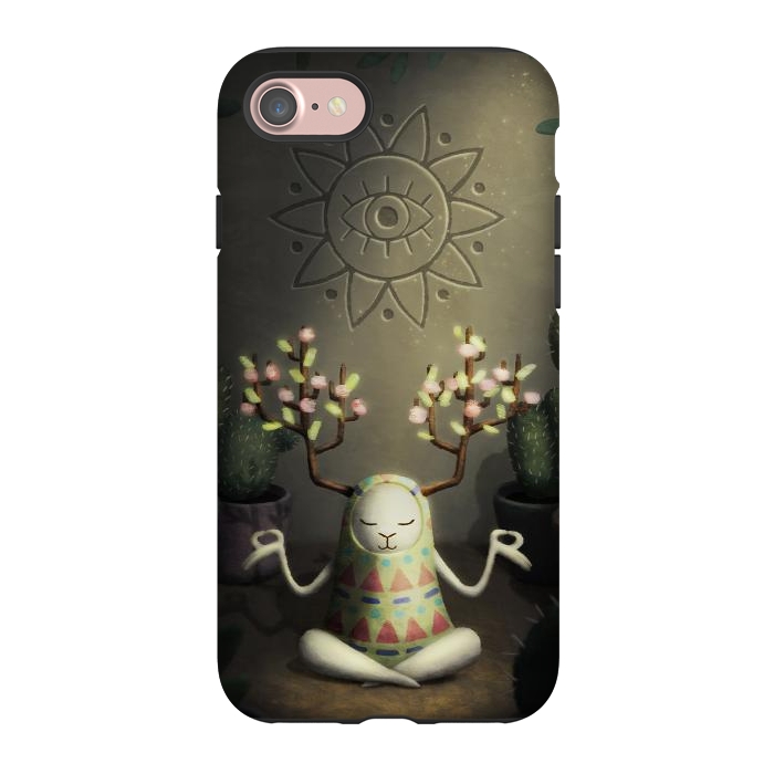 iPhone 7 StrongFit Cactus garden by Laura Nagel