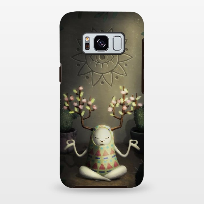 Galaxy S8 plus StrongFit Cactus garden by Laura Nagel