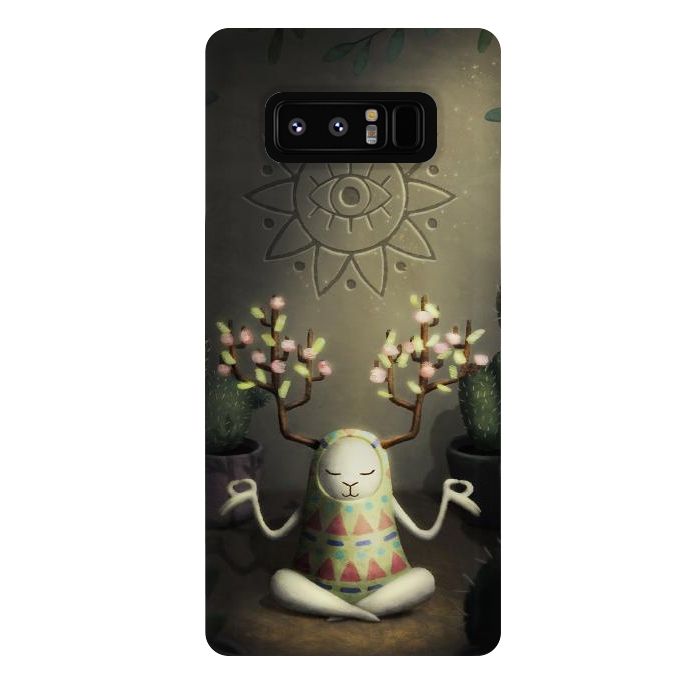 Galaxy Note 8 StrongFit Cactus garden by Laura Nagel