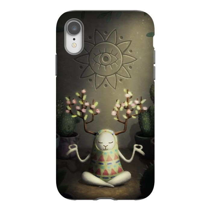 iPhone Xr StrongFit Cactus garden by Laura Nagel