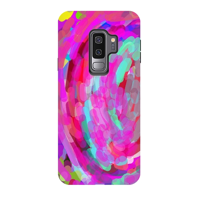 Galaxy S9 plus StrongFit Colorful love by Josie