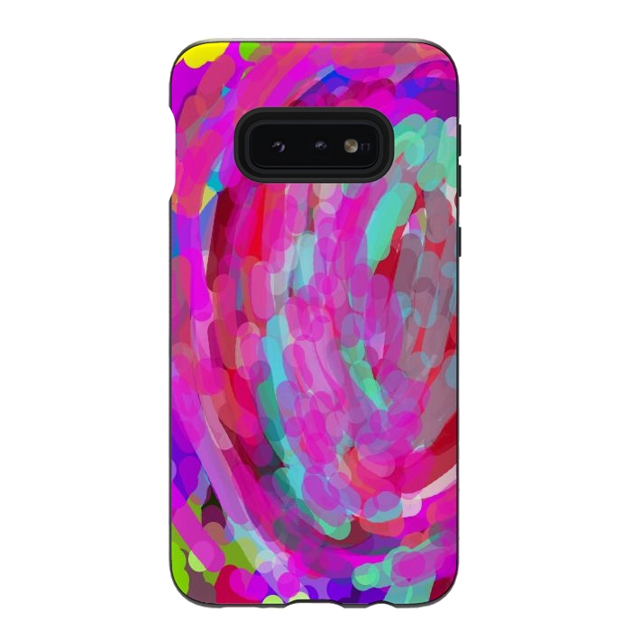 Galaxy S10e StrongFit Colorful love by Josie